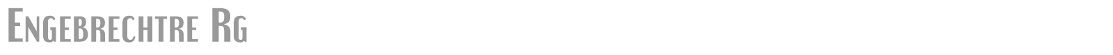 Engebrechtre font preview